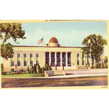 Linen Postcard - The Buffalo Museum of Science - Buffalo,New York