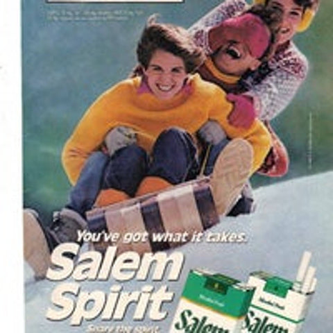 Vintage 1980's Salem Cigarettes Print Ad PA86
