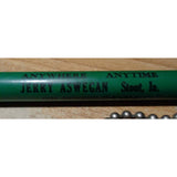 Lot of 2 Vintage Celluloid Bullet Pencil-Jerry Aswegan & Son Trucking-Stout,Iowa