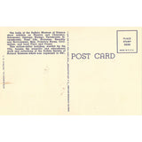 Linen Postcard - The Buffalo Museum of Science - Buffalo,New York