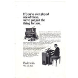 Vintage Print Ad - for the 1970 Lincoln Continental and Baldwin Pianos