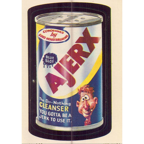 1979 Topps Wacky Packages Trading Cards / Stickers - Ajerx Cleanser