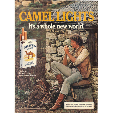 Vintage 1984 Print Ad for Camel Cigarettes