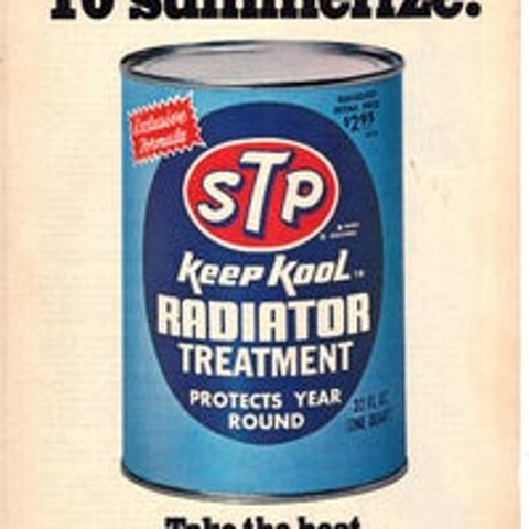 Vintage 1971 Print Ad for STP Keep Kool Radiator Treatment PA44