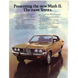 Vintage 1972 Magazine/Print Ad for AMC Javelin AMX and Toyota Mark II