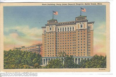 Main Building,Percy Jones General Hospital-Battle Creek,Michigan - Cakcollectibles