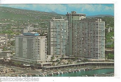 Ilikai Hotel overlooking Waikiki-Hawaii - Cakcollectibles