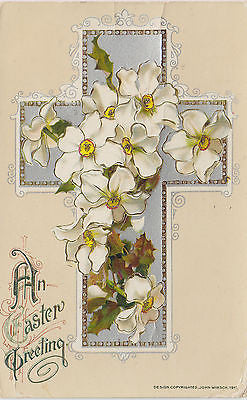 "An Easter Greeting" John Winsch Postcard - Cakcollectibles - 1