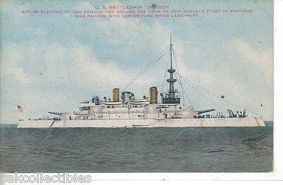 U.S. Battleship "Oregon" 1911 - Cakcollectibles - 1