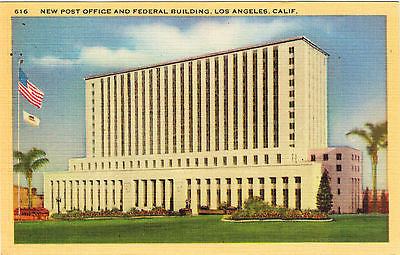 Post Office Los Angeles California Postcard - Cakcollectibles