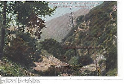 Horseshoe Curve,Mt. Lowe Division Pacific Electric Railway-Los Angeles,Californi - Cakcollectibles