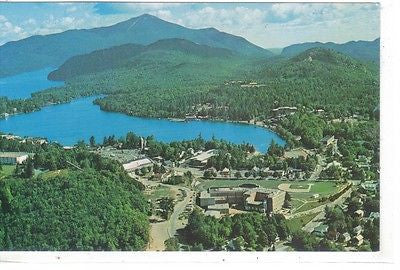 Aerial View, Lake Pacid, New York - Cakcollectibles