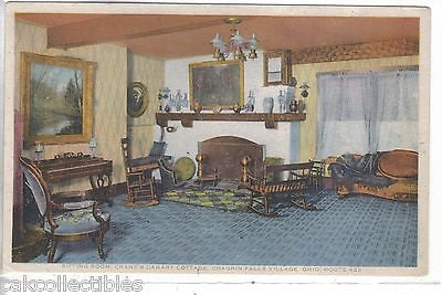 Sitting Room,Crane's Canary Cottage,Chagrin Falls Village-Ohio - Cakcollectibles