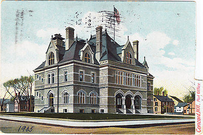 Post Office Concord New Hampshire Postcard - Cakcollectibles