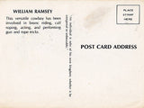 William Ramsey Cowboy Postcard - Cakcollectibles - 2