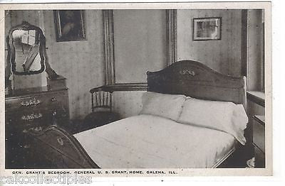 Gen. Grant's Bedroom,General U.S. Grant Home-Galena,Illinois - Cakcollectibles