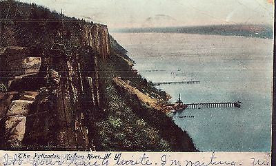 The Palisades-Hudson River,New York 1906 - Cakcollectibles