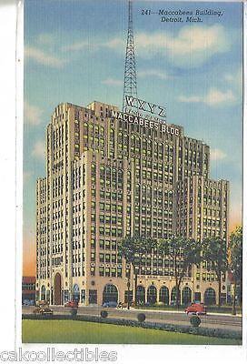 Maccabees Building-Detroit,Michigan - Cakcollectibles
