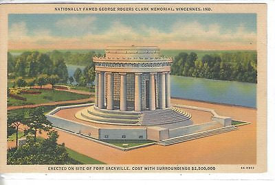 George Rogers Clark Memorial-Vincennes,Indiana - Cakcollectibles