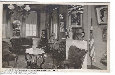 Living Room,General U.S. Grant Home-Galena,Illinois - Cakcollectibles