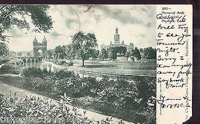 Memorial Arch and Capitol-Hartford,Connecticut 1906 - Cakcollectibles
