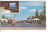 Surf Motel-Mackinaw City,Michigan.Vintage postcard front