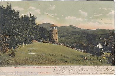 Carters Tower and Pres Range-Jefferson,New Hampshire 1906 - Cakcollectibles