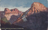 Canadian Rockies - Mount Stephen & Cathedral Peak Postcard - Cakcollectibles - 1