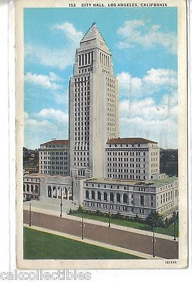 City Hall-Los Angeles,California 1929 - Cakcollectibles