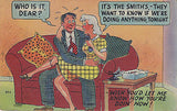 ""How You're Doin' Now !" Linen Comic Postcard - Cakcollectibles - 1