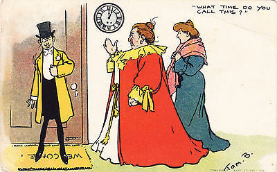 What Time Do You Call This Comic Postcard - Cakcollectibles