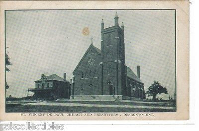 St. Vincent De Paul Church and Presbytery-Desronto,Ontario,Canada - Cakcollectibles - 1