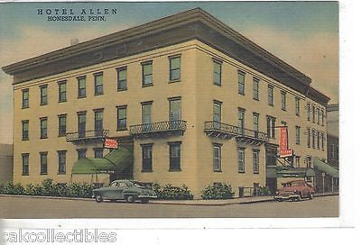 Hotel Allen-Honesdale,Pennsylvania - Cakcollectibles