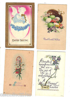 Lot of 4 Antique Easter Post Cards-Lot 42 - Cakcollectibles - 1