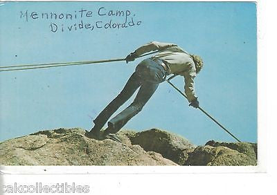 Rappelling at Rocky Mountain Mennonite Camp-Divide,Colorado 1976 - Cakcollectibles