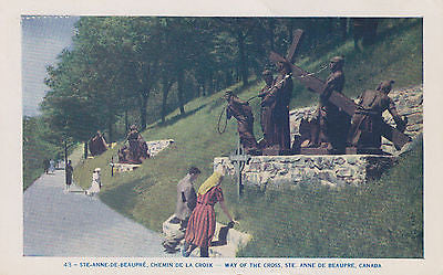 "Way Of The Cross" St. Anne De Beaupre, Canada, Postcard - Cakcollectibles - 1