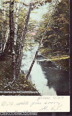Old Canal and Tow Path-South Windham,Maine 1907 - Cakcollectibles
