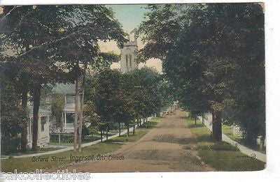 Oxford Street-Ingersoll,Ontario,Canada 1912 - Cakcollectibles - 1