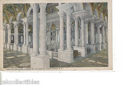 Hall of Columns,Library of Congress-Washington,D.C. - Cakcollectibles