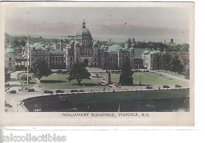 RPPC-Parliament Buildings-Victoria,B.C.,Canada 1949 - Cakcollectibles