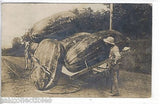 RPPC-Exaggeration Post Card-Giant Watermelons 1910 - Cakcollectibles - 1