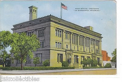 Post Office-Cheyenne,Wyoming - Cakcollectibles