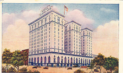Hotel Cleveland Postcard - Cakcollectibles
