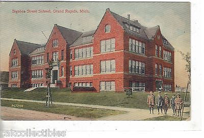 Sigsbee Street School-Grand Rapids,Michigan 1912 - Cakcollectibles - 1