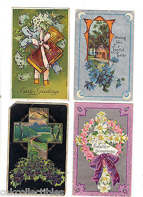 Lot of 4 Antique Easter Post Cards-Lot 44 - Cakcollectibles - 1