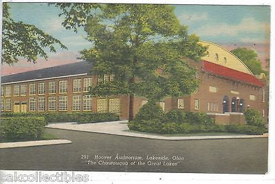 Hoover Auditorium-Lakeside,Ohio "The Chautauqua of The Great Lakes" 1958 - Cakcollectibles