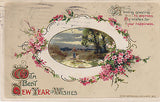 "Loving New Year Wishes" John Winsch Postcard - Cakcollectibles - 1