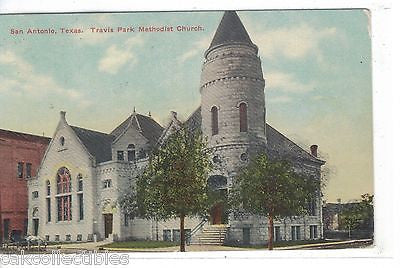 Travis Park Methodist Church-San Antonio,Texas 1910 - Cakcollectibles