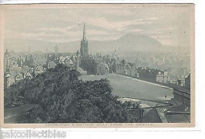 Edinburgh & Arthur Seat from The Castle - Cakcollectibles