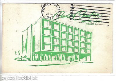 Civic Center Motor Hotel-Pittsburgh,Pennsylvania 1963 - Cakcollectibles